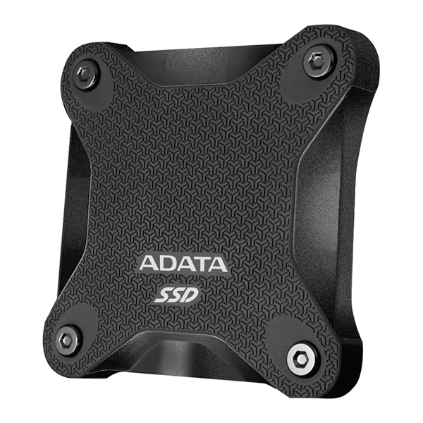External SSD ADATA 1TB USB 3.2 Gen 2 (USB 10Gbps) R550/W480MB/s 3D NAND COLOR BOX black арт. SD620-1TCBK