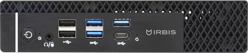 Персональный компьютер SDCS (IRBIS Smartdesk) Mini PC i5-12400(6C/12T - 2.5Ghz), 1x16GB DDR4, 512GB SSD M.2, Intel UHD, WIFI/BT, 1xCOM, 9xUSB-A, KB+Mouse, Win11Pro