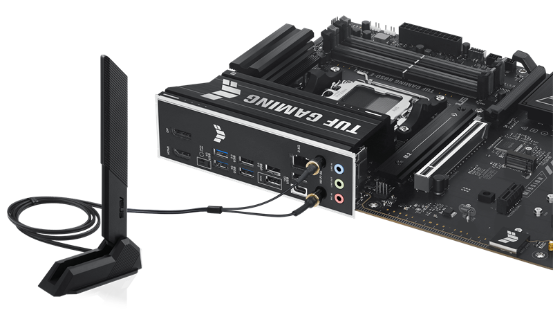 Материнская плата ASUS TUF GAMING B850M-E WIFI, AM5, B850, 4*DDR5, 4*SATA, 3*M.2, 4*USB 3.2, 3*USB 2.0, Type-C, 3*PCIx16, 1*PCIx1, DP+HDMI, mATX; 90MB1LS0-M0EAY0