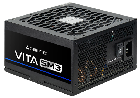 Chieftec Vita SM3 BPX-750-C (ATX 3.1, 750W, 80 PLUS BRONZE, Active PFC, 120mm fan, Semi-modular Cable Management) Retail
