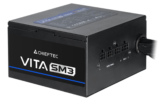 Chieftec Vita SM3 BPX-750-C (ATX 3.1, 750W, 80 PLUS BRONZE, Active PFC, 120mm fan, Semi-modular Cable Management) Retail