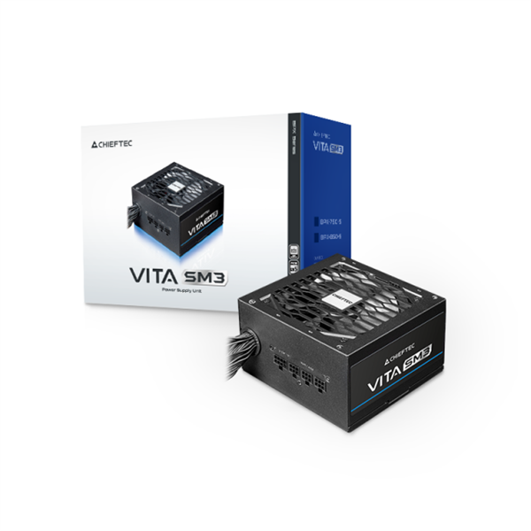 Chieftec Vita SM3 BPX-850-C (ATX 3.1, 850W, 80 PLUS BRONZE, Active PFC, 120mm fan, Semi-modular Cable Management) Retail