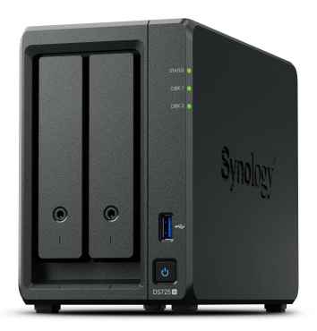 Synology DS725+ СХД настольное исполнение 2BAY NO HDD вилка UK/HK 3-pin