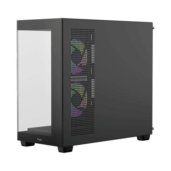 корпус Ocypus Gamma C52 BK ARGB, MATX, USB3.0*1+USB2.0*2, SIDE 2x120mm ARGB, REAR 1x120mm ARGB