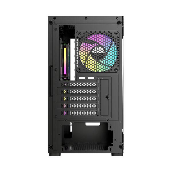 корпус Ocypus Gamma C52 BK ARGB, MATX, USB3.0*1+USB2.0*2, SIDE 2x120mm ARGB, REAR 1x120mm ARGB