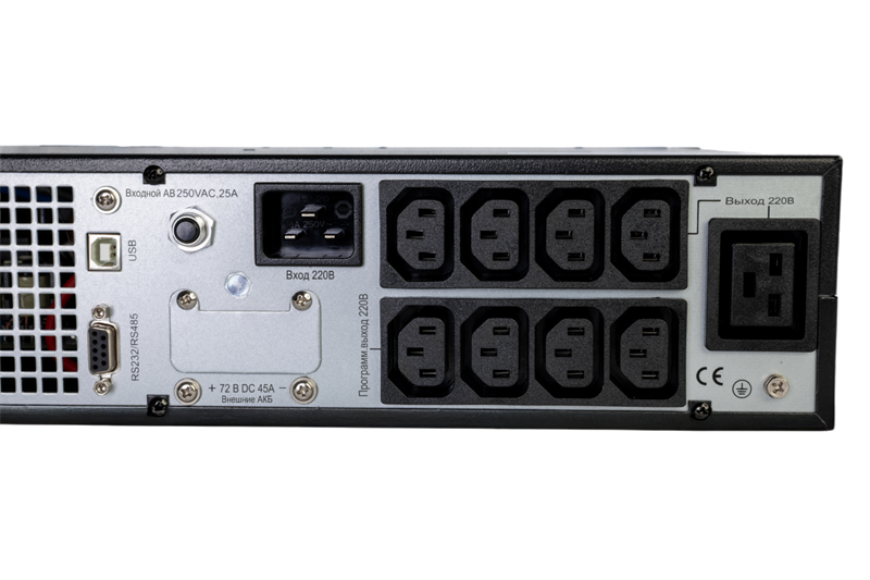 Systeme Electric Smart-Save Online SRT, 3000VA/3000W, On-Line, Extended-run, Rack 2U(Tower convertible), LCD, Out: 8xC13+1xC19, SNMP Intelligent Slot, USB, RS-232, Pre-Inst. Web/SNMP