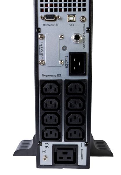 Systeme Electric Smart-Save Online SRT, 3000VA/3000W, On-Line, Extended-run, Rack 2U(Tower convertible), LCD, Out: 8xC13+1xC19, SNMP Intelligent Slot, USB, RS-232, Pre-Inst. Web/SNMP