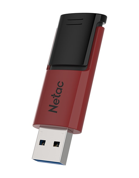Netac U182 Red 256GB USB3.2 Flash Drive, retractable (replaced NT03U182N-256G-30RE) арт. NT03U182N-256G-32RE