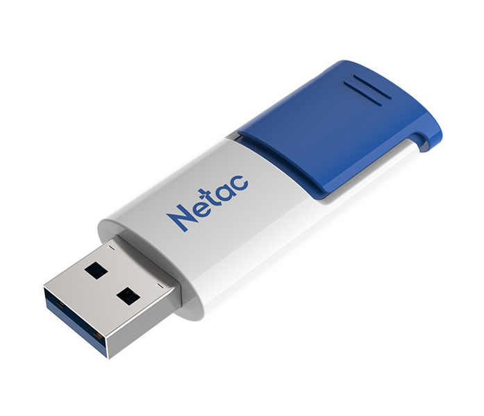 Netac U182 Blue 16GB USB3.2 Flash Drive, retractable (replaced NT03U182N-016G-30BL) арт. NT03U182N-016G-32BL