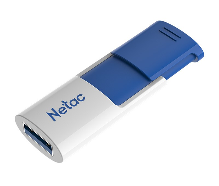 Netac U182 Blue 16GB USB3.2 Flash Drive, retractable (replaced NT03U182N-016G-30BL) арт. NT03U182N-016G-32BL