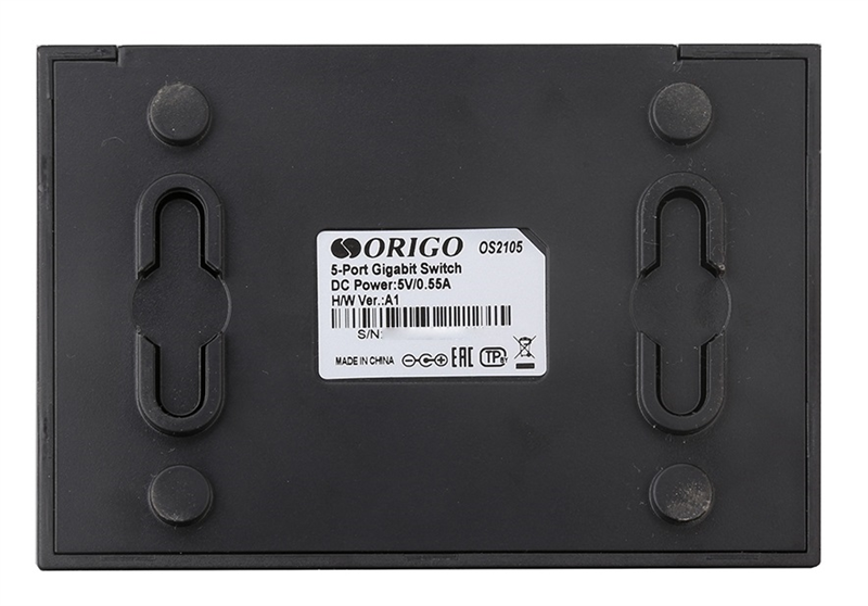 ORIGO Неуправляемый коммутатор, 5x1000Base-T, корпус пластик арт. OS2105/A2A
