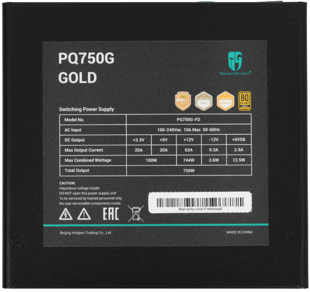 Блок питания Deepcool PQ750G