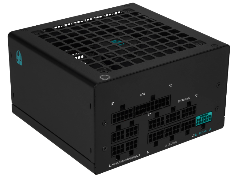 Deepcool GAMERSTORM PQ1000G (ATX 3.1, 1000W, Full Cable Management, PWM 120mm fan, 80+ GOLD, Active PFC + Half Bridge + DC/DC, Full Japanese Capasitors, Gen5 PCIe) RET (R-PQA00G-FD0B-WGEU-V1)