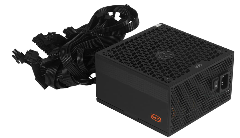 Блок питания PCCooler YK750, 750W, ATX3.1/PCIe5.1, APFC, 80+ Bronze, 13.5cm Fan, Non-Modular (P5-YK750-B1F)