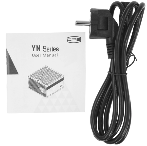 PCCooler YN750, 750W, ATX3.1/PCIe5.1, APFC, 80+ Gold, 13.5cm Fan, Modular (P5-YN750-G1F)