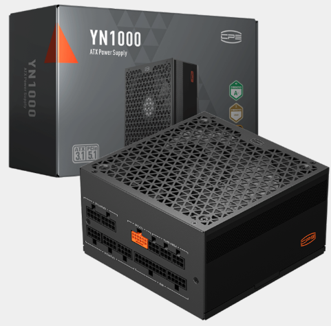 Блок питания PCCooler YN1000, 1000W, ATX3.1/PCIe5.1, APFC, 80+ Gold, 13.5cm Fan, Modular (P5-YN1000-G1F)
