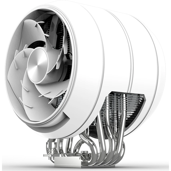 ZALMAN ZET5 WHITE, 5 HEAT PIPES, 4-PIN PWM, 600-2000 RPM, 30.4 DBA MAX, HYDRO BEARING, FULL SOCKET SUPPORT