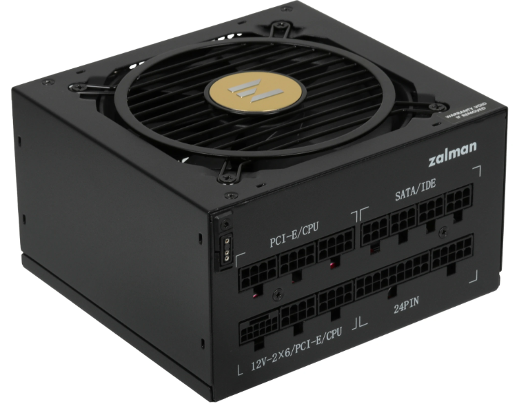 Zalman ZM1200-TMX2 VIEW, 1200W, ATX12V v3.0, APFC, 12cm Fan, 80+ Gold Gen5, Full Modular, side ARGB lights, Retail