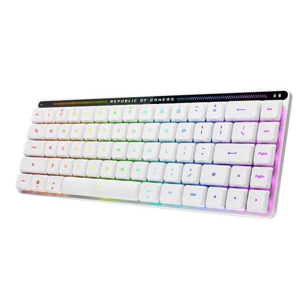 ASUS M603 FALCHION RX LP, 2.4 GHz RF, Bluetooth, 65%, PBT, RGB, White арт. 90MP03EC-BKRA10