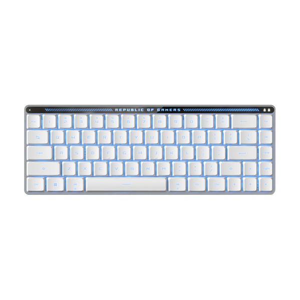 ASUS M603 FALCHION RX LP, 2.4 GHz RF, Bluetooth, 65%, PBT, RGB, White арт. 90MP03EC-BKRA10