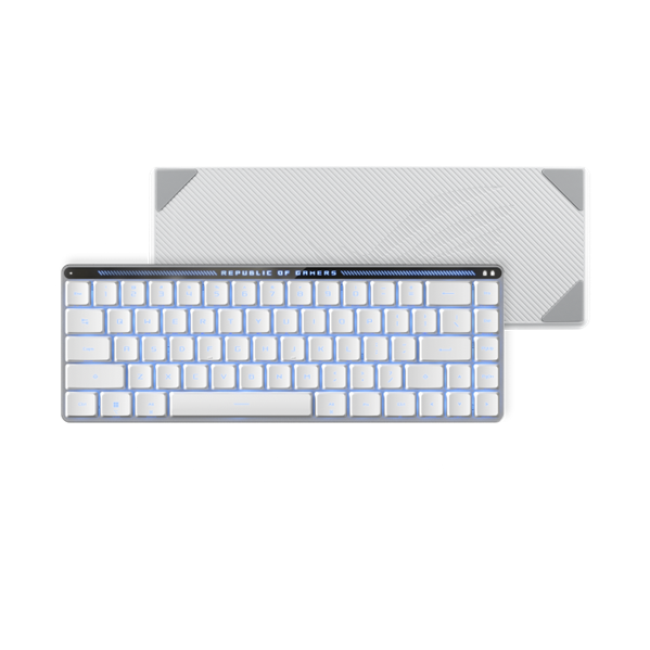 ASUS M603 FALCHION RX LP, 2.4 GHz RF, Bluetooth, 65%, PBT, RGB, White арт. 90MP03EC-BKRA10