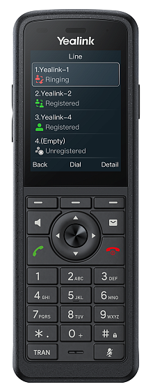 YEALINK AX86R, экран 2.4", Wi-Fi 6, IP67, Alarm, виброоповещение, Bluetooth, 3.5 mm, Type-C, SNC, звук HD