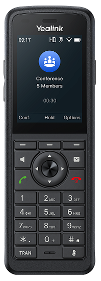 YEALINK AX86R, экран 2.4", Wi-Fi 6, IP67, Alarm, виброоповещение, Bluetooth, 3.5 mm, Type-C, SNC, звук HD