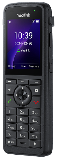 YEALINK AX86R, экран 2.4", Wi-Fi 6, IP67, Alarm, виброоповещение, Bluetooth, 3.5 mm, Type-C, SNC, звук HD