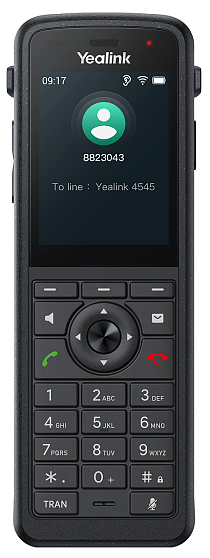 YEALINK AX86R, экран 2.4", Wi-Fi 6, IP67, Alarm, виброоповещение, Bluetooth, 3.5 mm, Type-C, SNC, звук HD
