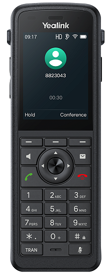 YEALINK AX86R, экран 2.4", Wi-Fi 6, IP67, Alarm, виброоповещение, Bluetooth, 3.5 mm, Type-C, SNC, звук HD