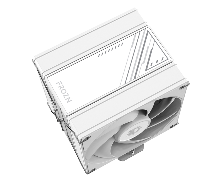Кулер для процессора ID-COOLING FROZN A410 DW LGA1851/1700/1200/115X/AM5/AM4 (10шт/кор, TDP 230W, PWM, 4 тепл.трубки прямого контакта, DUAL FAN 120mm, белый) RET