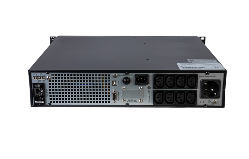Systeme Electric Smart-Save Online SRT, 1000VA/1000W, On-Line, Extended-run, Rack 2U(Tower convertible), LCD, Out: 8xC13, 1хSchuko, USB, RS-232, Pre-Inst. Web/SNMP арт. SRTSE1000RTXLIG2-NC