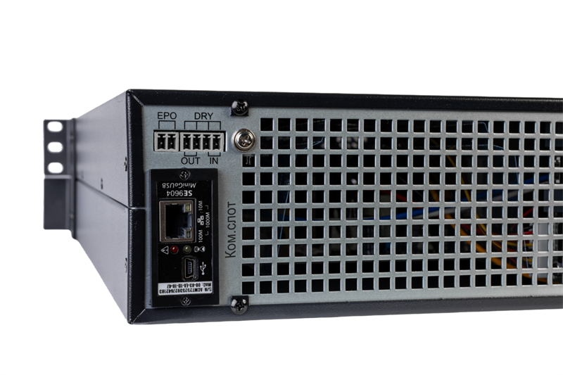 Systeme Electric Smart-Save Online SRT, 1000VA/1000W, On-Line, Extended-run, Rack 2U(Tower convertible), LCD, Out: 8xC13, 1хSchuko, USB, RS-232, Pre-Inst. Web/SNMP арт. SRTSE1000RTXLIG2-NC