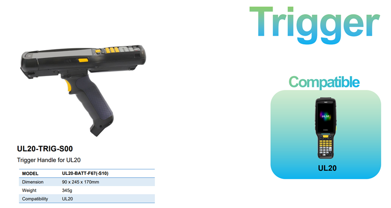 M3 Mobile ASSY: UL20/UL30 Trigger Handle арт. UL20-TRIG-S00
