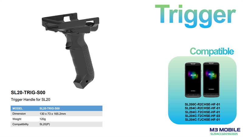 M3 Mobile ASSY: SL20 Trigger Handle арт. SL20-TRIG-S00