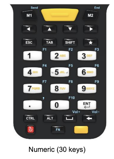 M3 Mobile US20W Android 10.0 GMS, WVGA, 802.11 a/b/g/n/ac, SE4850 Long Range, BT, GPS, NFC(HF), 4G/64G, 30-Key, Ext Bat incl & Bullet Proof Film, Hand Strap. Req CRD&PWR арт. S20W0C-QLCWRE-HF