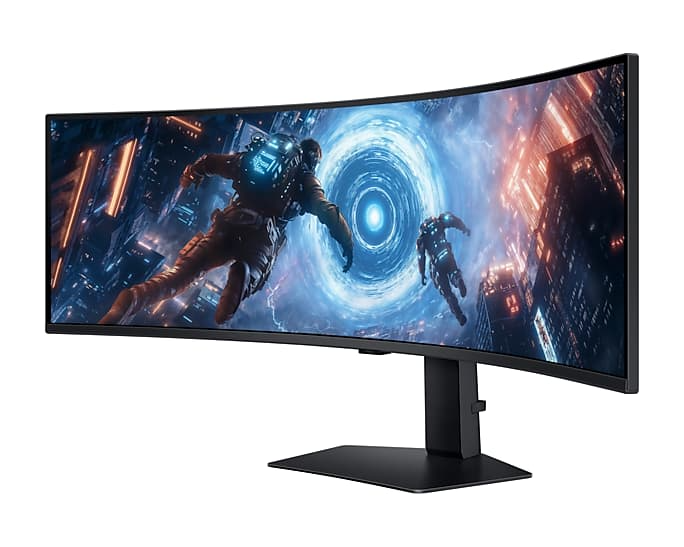 Samsung 49" Odyssey G9 G91F S49FG916EI Curved (VA 32:9 5120x1440x144Hz 1ms 350cd 2500:1 178/178 1,07B DP; HDMIx2 USB3.2x2 HAS Tilt Swiv VESA Black арт. LS49FG916EIXCI