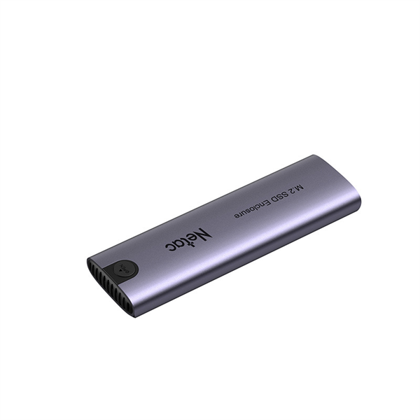 Внешний корпус для диска M.2 Netac WH51 M.2 NVMe/SATA SSD Case, USB3.1 Gen2 10Gb/s to M-Key(MB key) NVMe SATA, Aluminum Cover, Compatible with 4 size of 2280/2260/2242/2230, with A to C cable арт. NT07WH51-32CA