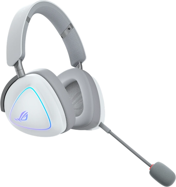 ASUS ROG DELTA II, 2.4GHz, Bluetooth,3.5mm, 315g, 20Hz~20kHz, RGB Lighting, Moonlight White арт. 90YH03W0-BHUA10