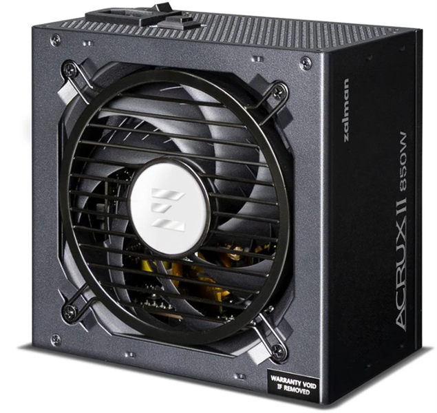 Zalman ZM850-ARX2, 850W, ATX12V v3.1, APFC, 12cm Fan, 80+ Platinum Gen5.1, Full Modular, Retail