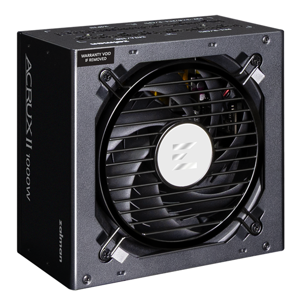 Zalman ZM1000-ARX2, 1000W, ATX12V v3.1, APFC, 12cm Fan, 80+ Platinum Gen5.1, Full Modular, Retail