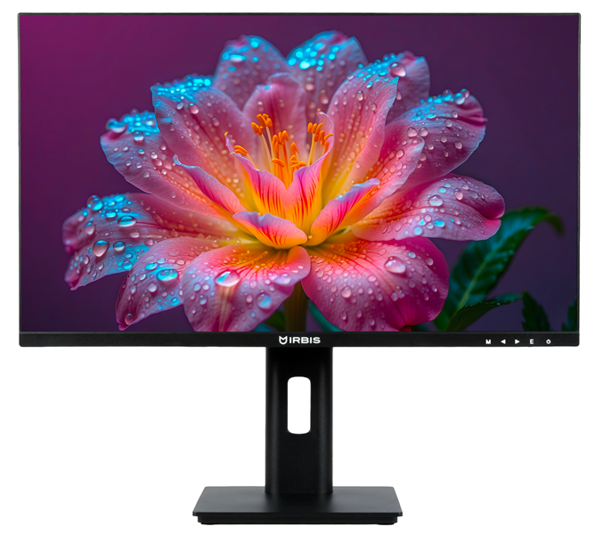 27" IRBIS SMARTVIEW 27 LED Monitor 1920x1080, 16:9, IPS, 300 cd/m2, 1000:1, 3ms, 178°/178°, VGA, HDMI, DP, USB, 100Hz,Tilt,Height,Swivel,Pivot,Speak, внутр бп, VESA для mini ПК Black 3y (China)