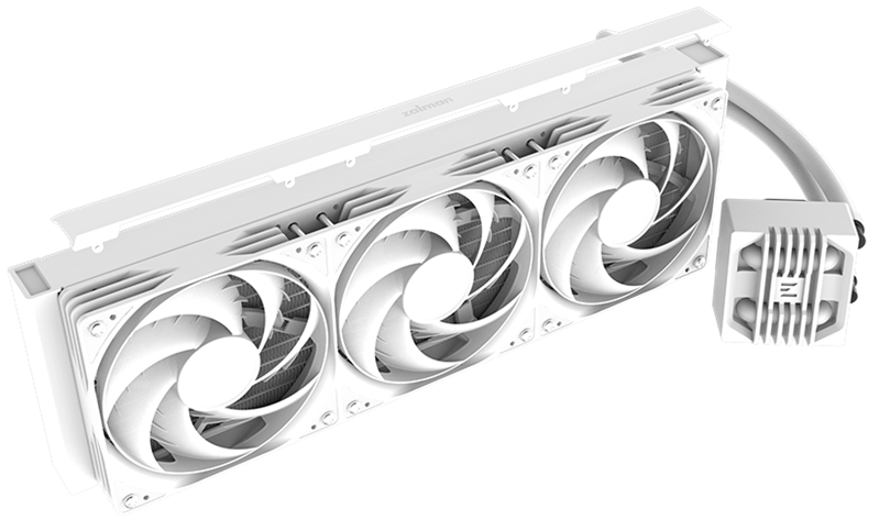 Zalman CPU Liquid Cooler 360mm, white арт. ALPHA2 SE A36 White