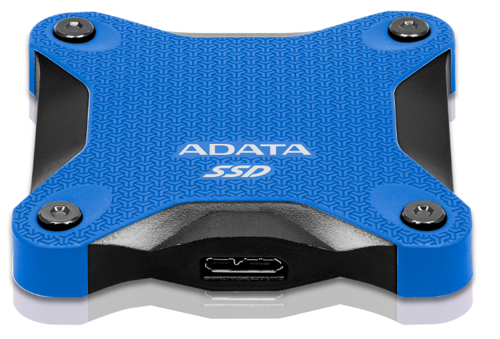 External SSD ADATA 2TB USB 3.2 Gen 2 (USB 10Gbps) R550/W480MB/s 3D NAND COLOR BOX blue арт. SD620-2TCBL