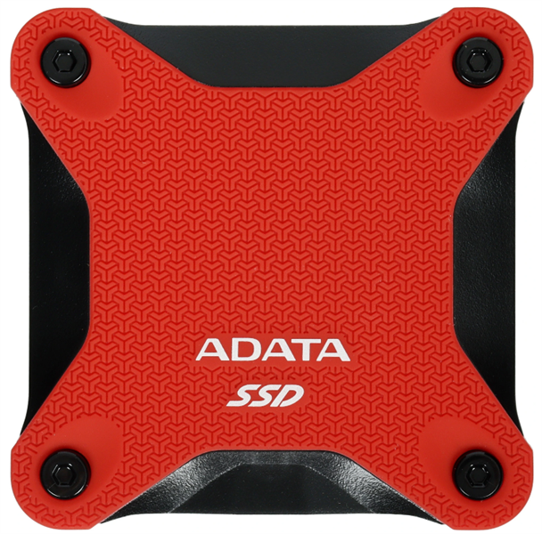 External SSD ADATA 2TB USB 3.2 Gen 2 (USB 10Gbps) R550/W480MB/s 3D NAND COLOR BOX red арт. SD620-2TCRD