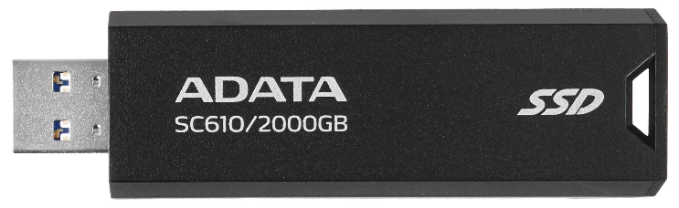ADATA External SSD SC610 (SC610-2000G-CBK/RD)