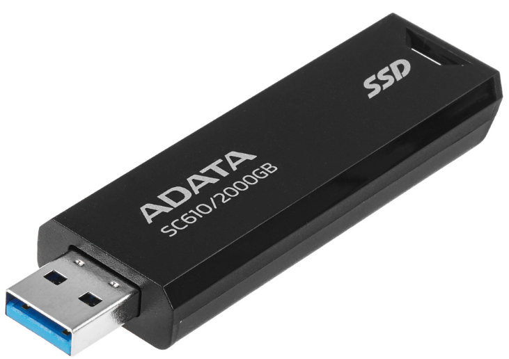 ADATA External SSD SC610 (SC610-2000G-CBK/RD)