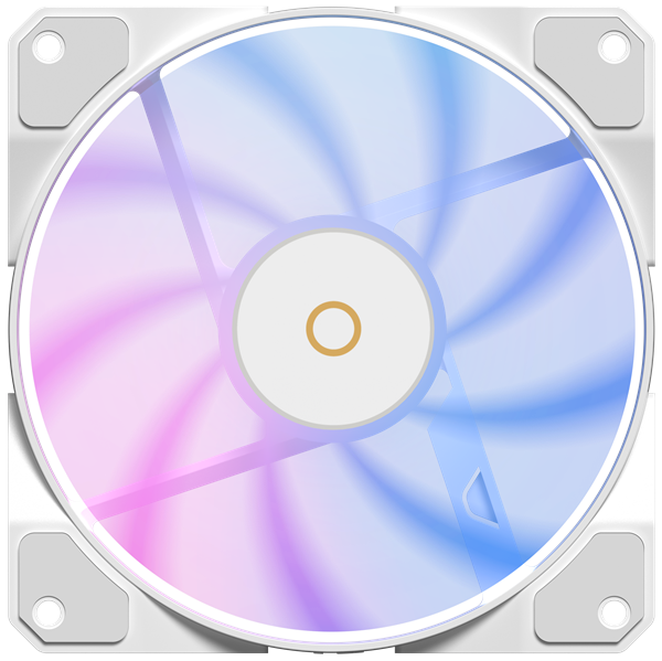 Ocypus Beta F12 WH ARGB REVERSE BLADE, 120x120x25mm, 4-PIN PWM, 800-1600 RPM, 29 DBA MAX, HYDRO BEARING