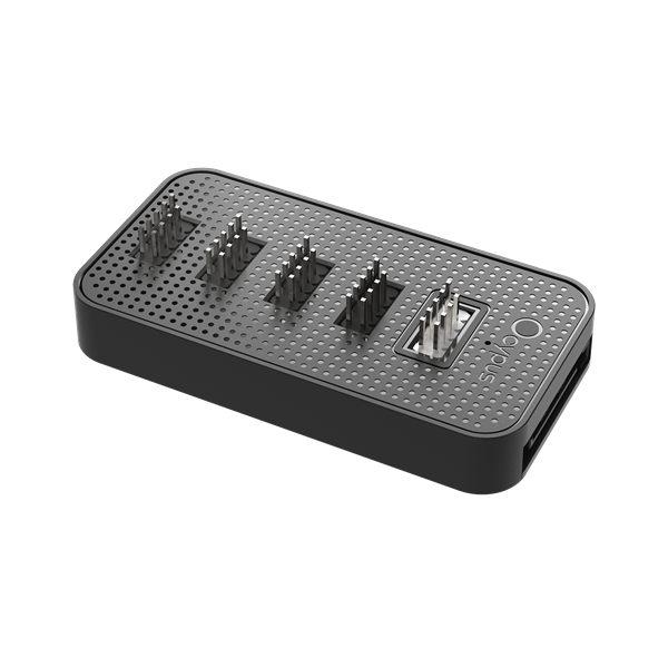 Ocypus Delta EU04 BK, 4 ports USB 2.0 Hub