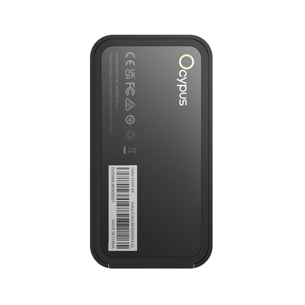Ocypus Delta EU04 BK, 4 ports USB 2.0 Hub